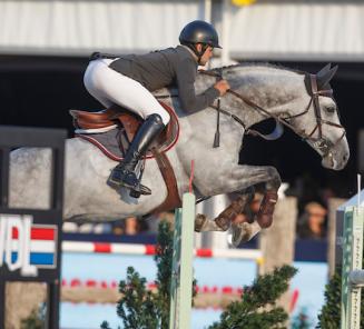 Koss van Heiste op het GP-podium in Calgary